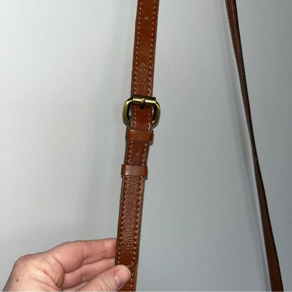 Patricia Nash Brown Leather Tassel Shoulder Bag